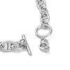 Brass Mariner Link Chain Bracelet Making KK-U020-12P-2