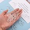 Transparent Acrylic Beads TACR-S154-57B-205-5