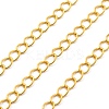Brass Curb Chains KK-P304-02C-G-1