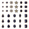 100Pcs Teardrop/Heart/Star Sew on Rhinestones FIND-TA0006-69A-2