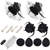 Fingerinspire Gothic Style  Fascinator DIY Kit DIY-FG0005-11-1