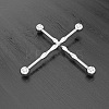 316L Surgical Stainless Steel Round Ball Bar Industrial Barbell Cartilage Earrings FS-WG6688D-05-1