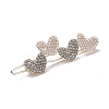 Alloy Crystal Rhinestone Hair Barrettes LS-PHAR-Z003-10LG-2