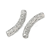 Hollow Out Brass Tube Beads KK-G532-01P-2