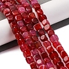 Natural Dragon Veins Agate Beads Strands G-G177-E14-01-1