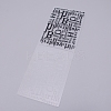 Plastic Fondant Stencil DIY-WH0221-01J-2