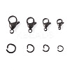 40Pcs 4 Styles 304 Stainless Steel Lobster Claw Clasps STAS-TA0002-59-2