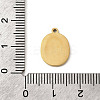 304 Stainless Steel Enamel Pendants STAS-I335-02G-03-3