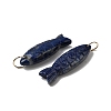 Natural Dyed Lapis Lazuli Carved Pendants G-G314-01G-05-2