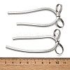 Non-Tarnish Bowknot 304 Stainless Steel Stud Earrings for Women EJEW-D104-04P-4