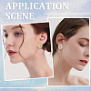 30Pcs 304 Stainless Steel Clip-on Earring Setting STAS-SC0008-38-5