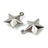 304 Stainless Steel Charms. Star Charm STAS-A190-05P-2