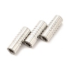 Tarnish Resistant 304 Stainless Steel Magnetic Clasps with Glue-in Ends LS-STAS-K006-3mm-33C-2
