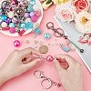 DIY Beadable Keychain Bar Making Kit DIY-PH0017-37-3