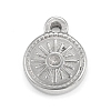 Tarnish Resistant 304 Stainless Steel Pendant Rhinestone Settings STAS-F287-54P-1