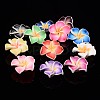 Handmade Polymer Clay 3D Flower Plumeria Beads CLAY-Q192-15mm-M-1