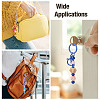 5Pcs Alloy and Brass Bar Beadable Keychain for Jewelry Making DIY Crafts DIY-SW0001-15B-7
