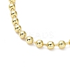 Rack Plating Brass Ball Chain Necklaces for Women LS-NJEW-G102-01C-G-2