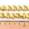 Electroplate Glass Beads Strands EGLA-H109-12F-04-4