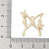 Golden Alloy Pendants PALLOY-U003-09G-02-3