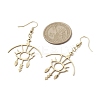 Hollow Eey 201 Stainless Steel Dangle Earrings EJEW-TA00405-2