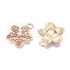 Rack Plating Alloy Pave Rhinestone Pendants FIND-N005-15B-2