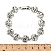 Halloween Brass Link Bracelets for Women BJEW-B149-02P-5