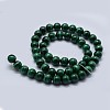 Natural Malachite Beads Strands G-F571-27A1-10mm-2