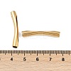 Ion Plating(IP) 202 Stainless Steel Curved Tube Beads STAS-Q336-08A-G-3