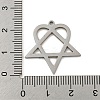 Non-Tarnish 304 Stainless Steel Pendants STAS-R228-03P-3