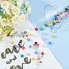 200Pcs DIY Frosted Natural & Dyed White Jade Beaded Stretch Bracelet Making Kits DIY-SC0014-79-4