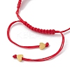 Alloy Rhinestone Heart with Infinity Link Bracelet BJEW-JB10003-4