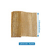 Plastic 24 Rows Rhinestone Mesh Wrap Roll AJEW-TA0001-09-21