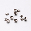 Tarnish Resistant Apetalous 201 Stainless Steel Bead Caps STAS-E080-04-1