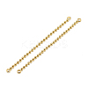 Brass Ball Chain Links Connectors KK-T032-176G-1