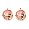 304 Stainless Steel Enamel  Pendants STAS-B084-09G-03-1