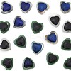20Pcs 5 Colors Two Tone Glass Mood Beads GLAA-FS0002-33-2