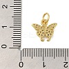 Rack Plating Brass Micro Pave Cubic Zirconia Charms KK-I716-05G-3