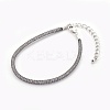 (Jewelry Parties Factory Sale)Brasss Mesh Chain Bracelets BJEW-F358-01B-1