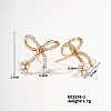 Shiny Women's Earrings with Hollow Design QN5247-3-1