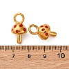 304 Stainless Steel Enamel Pendants STAS-Q363-10B-G-3