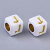 Plating Acrylic Beads SACR-S297-09J-2