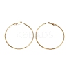 Ring 304 Stainless Steel Hoop Earrings for Women Men EJEW-B049-02G-G-1