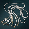 WADORN 3Pcs 3 Styles Plastic Imitation Pearl Bag Strap Chains AJEW-WR0001-90-5