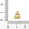 304 Stainless Steel Enamel Charms STAS-I338-01G-16-3