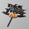 Acrylic Pumpkin & Word Cake Insert Card Decoration DIY-H109-06-1