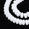 Opaque Spray Painted Glass Beads GLAA-ZX008-6mm-18G-3