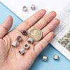 Brass Cubic Zirconia European Beads ZIRC-F001-124P-5