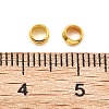 Brass Crimp Beads KK-S509-01G-06-3