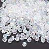 500Pcs Faceted Bicone Electroplate Glass Beads Strands EGLA-YW0001-08-5